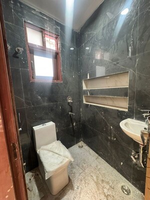 Bathroom in 1 BHK Builder Floor at Saket – for Rent
