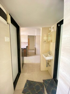 Building Lobby in 1 BHK Apartment at Lokpuram CHS, Vasant Vihar – for Rent