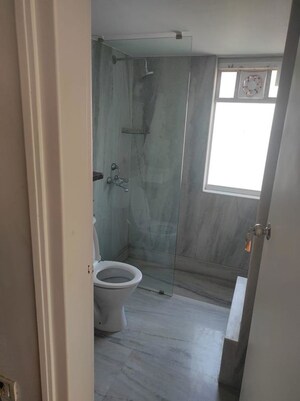 Bathroom in 3 BHK Apartment at Dunkeld Apartment, Malabar Hill – for Rent