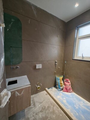 Bathroom in 3 BHK Builder Floor at Nehru Enclave – for Rent