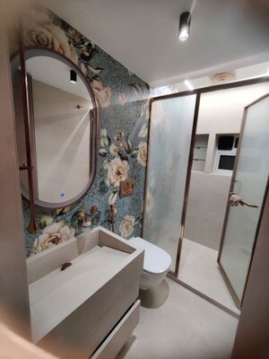 Bathroom in 2 BHK Apartment at Bandra West – for Rent