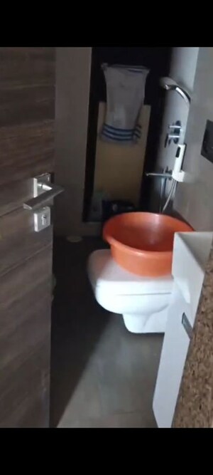 Bathroom in 2.5 BHK Apartment at Kanakia Rainforest, Andheri East – for Rent