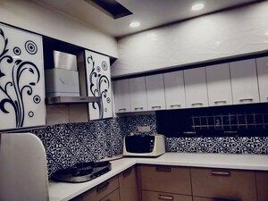 Kitchen in 3 BHK Apartment at Rohini – for Sale