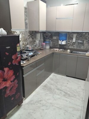 Kitchen in 2 BHK Builder Floor at Tagore Garden Extension – for Rent