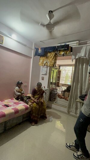 Living Room in 1 BHK Apartment at Shanti Gardens , Mira Road – for Rent