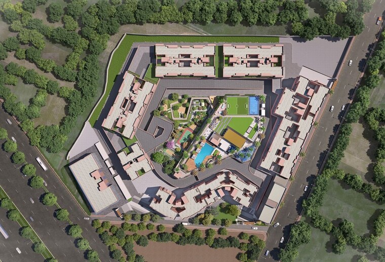 Master Plan, wakad 2 Bedroom 850 Sq.Ft. Apartment In Wakad Pune 10165193