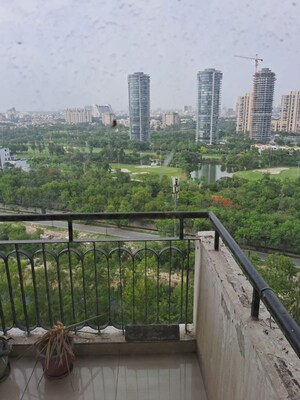 Balcony in 4 BHK Apartment at AWHO Twin Towers PH4, Omega I Greater Noida – for Rent