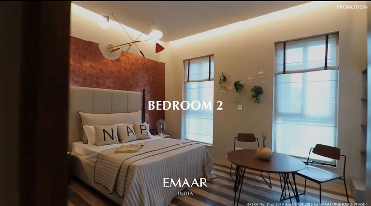 Bedroom, emaar-digi-homes 3.5 Bedroom 2589 Sq.Ft. Apartment In Sector 62 Gurgaon 10165326