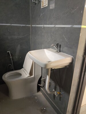 Bathroom in 1 BHK Builder Floor at Neb Sarai – for Rent