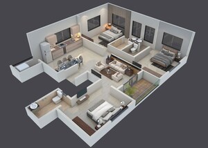 Team Area in 3 BHK Apartment at Baner – for Sale