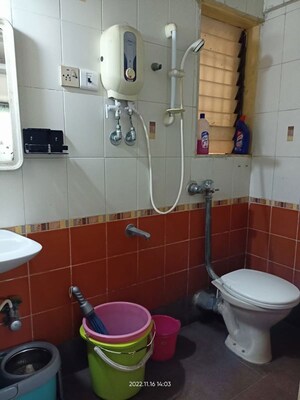 Bathroom in 1 BHK Apartment at Mayuresh Park, Bhandup West – for Sale