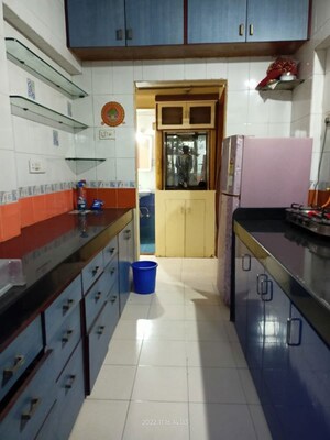 Kitchen in 1 BHK Apartment at Mayuresh Park, Bhandup West – for Sale