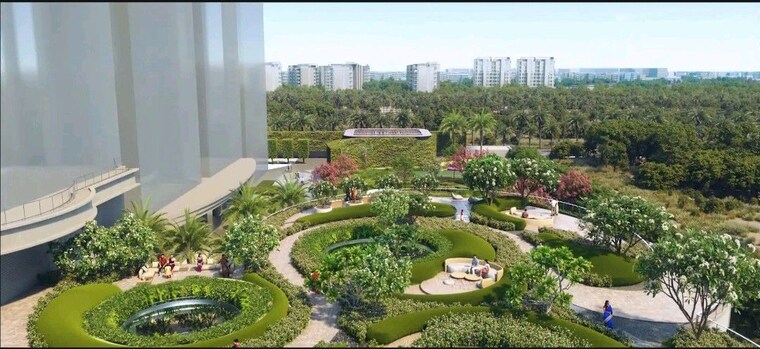 Garden, conscient-parq 3 Bedroom 1945 Sq.Ft. Apartment In Sector 80 Gurgaon 10165409