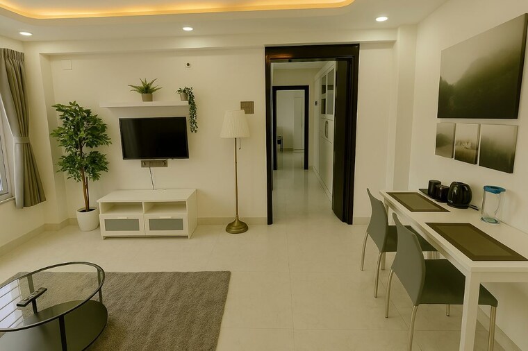 Master Bedroom, lake-view-apartments-powai 2 Bedroom 1000 Sq.Ft. Apartment In Powai Mumbai 10165414