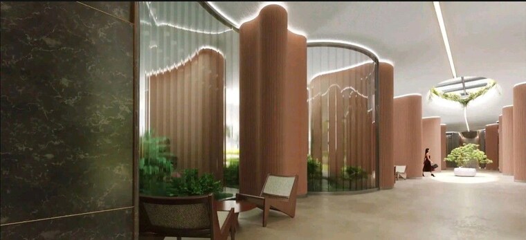 Living Room, conscient-parq 3 Bedroom 2395 Sq.Ft. Apartment In Sector 80 Gurgaon 10165416