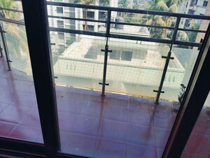 Balcony in 4 BHK Apartment at Palm Hills, Malad East – for Rent