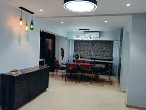 Dining area in 4 BHK Apartment at Palm Hills, Malad East – for Rent