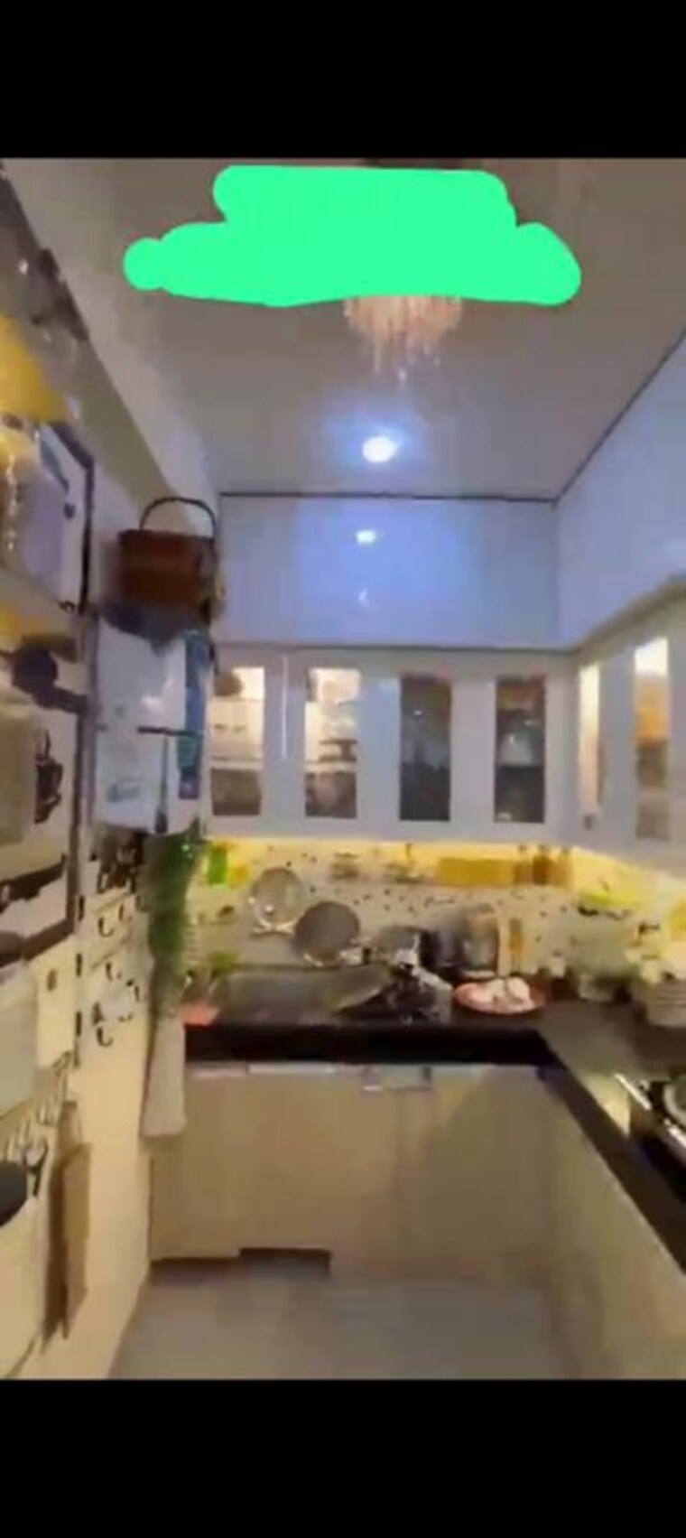 Kitchen, lr-bluemoon-homes 2 Bedroom 1050 Sq.Ft. Apartment In Raj Nagar Extension Ghaziabad 10165449