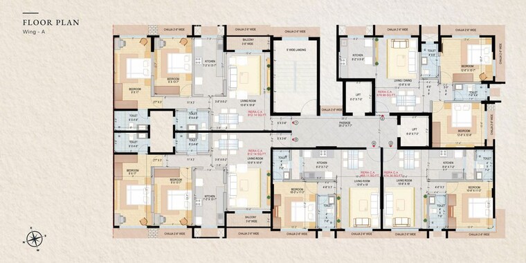 Floor Plan, atharva-vaibhav 1 Bedroom 465 Sq.Ft. Apartment In Chembur Mumbai 10165406