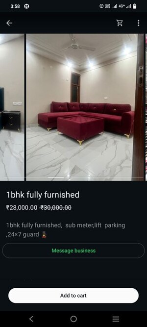 1 BHK Builder Floor For Rent in Chattarpur