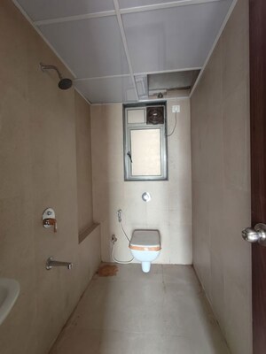 Bathroom in 1 BHK Apartment at Runwal Eirene, Balkum Pada – for Rent