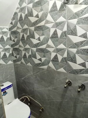 Bathroom in 1 RK Builder Floor at Burari – for Rent