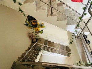 Staircase in 4 BHK Independent House at Kubera Towers Trimulgherry, Tirumalagiri – for Sale