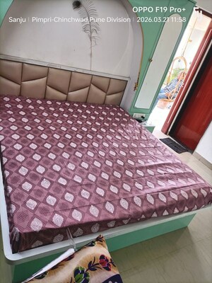 Master Bedroom in 2 BHK Apartment at Sai Elouera, Wakad – for Rent