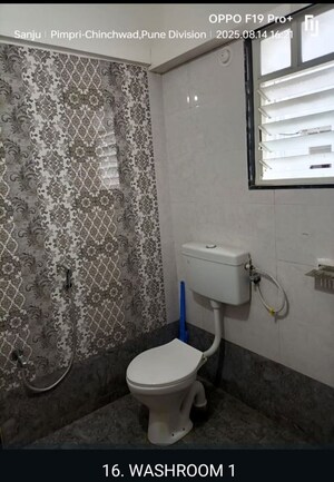 Bathroom in 2 BHK Apartment at Sai Elouera, Wakad – for Rent