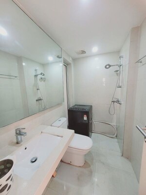 Bathroom in 1 BHK Apartment at Hiranandani Estate Rodas Enclave, Ghodbunder Road – for Rent