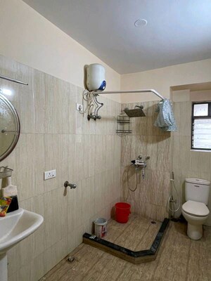 Bathroom in 3 BHK Apartment at Ekta Floral, Tangra – for Sale