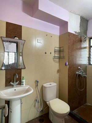 Bathroom in 3 BHK Apartment at Ekta Floral, Tangra – for Sale