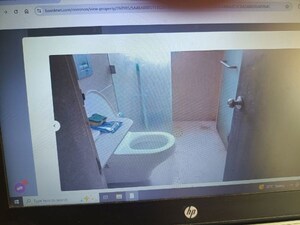 Bathroom in 2 BHK Apartment at Sangeeta CHS Santacruz, Santacruz West – for Sale