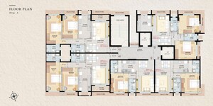 Floor Plan in 2 BHK Apartment at Atharva Vaibhav, Chembur – for Sale