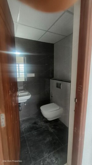 Bathroom in 3 BHK Apartment at Trendsquares Ambience, Thanisandra Main Road – for Rent