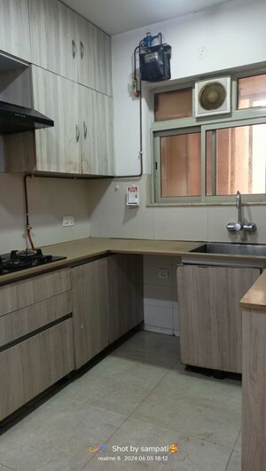 Kitchen in 3 BHK Apartment at Hiranandani Estate – for Rent