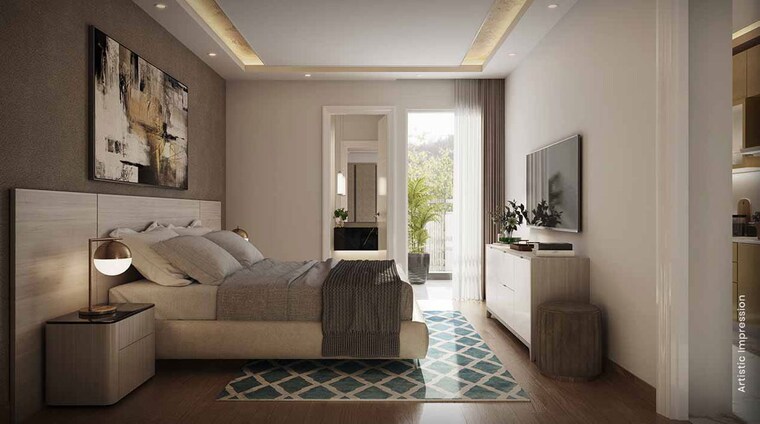 Living Room, m3m-soulitude 3 Bedroom 1620 Sq.Ft. Apartment In Sector 89 Gurgaon 10165807