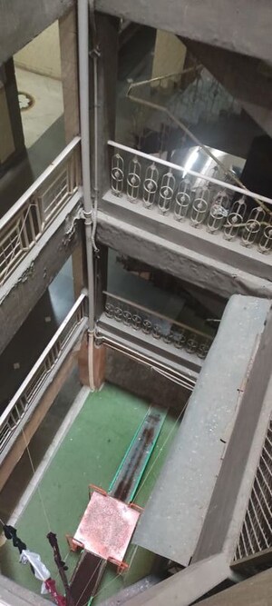 Balcony in 2 BHK Apartment at Gaurs Galaxy, Vaishali Sector 5 – for Rent