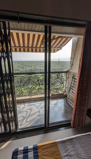 Balcony in 2 BHK Apartment at Tharwani Heights, Sanpada – for Rent