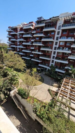 4 BHK Apartment – Exterior View View at Oxford Hallmark, Koregaon Park - for Rent