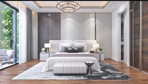 Bedroom in 3 BHK Apartment at Central Park Flower Valley Aqua Front Towers, Sohna Sector 33 – for Rent