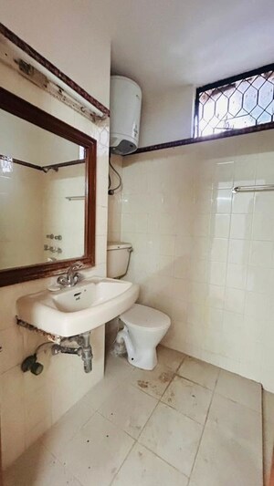 Bathroom in 2 BHK Builder Floor at Malviya Nagar – for Rent