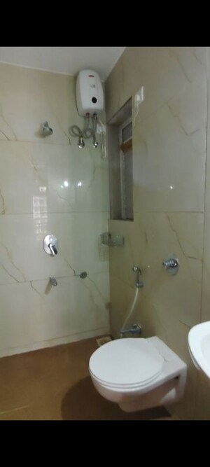 Bathroom in 1 BHK Apartment at Raunak Bliss, Ghodbunder Road – for Rent