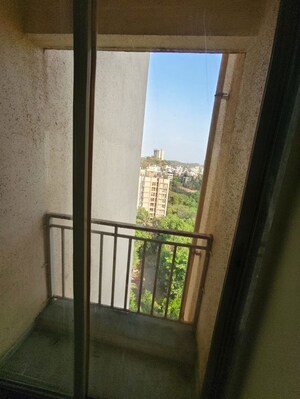 Balcony in 2 BHK Apartment at Fiama Residency, Thane West – for Rent