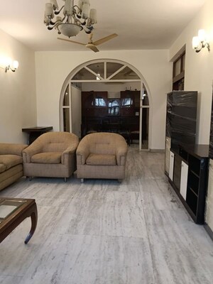 Living Room in 3 BHK Builder Floor at Pamposh Enclave – for Rent