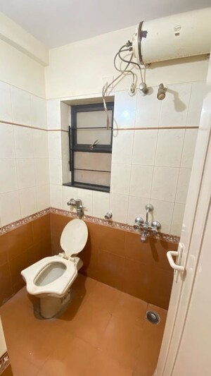 Bathroom in 1 BHK Apartment at Vasant Oscar, Mulund West – for Rent