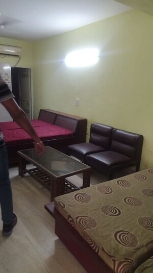 Living Room in 1 RK Apartment at Penta Homes, Vip Road – for Rent