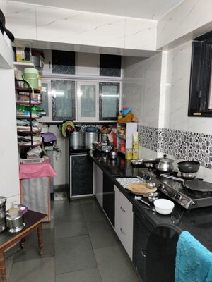 Kitchen in 3 BHK Apartment at Satellite – for Sale