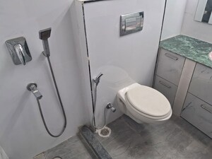 Bathroom in 3 BHK Builder Floor at Safdarjung Enclave – for Rent