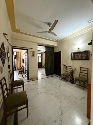 Living Room in 3 BHK Builder Floor at Kalkaji – for Sale